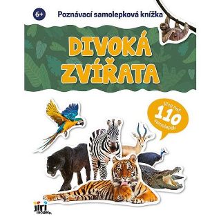 Obrázek z Poznávací samolepková knížka Divoká zvířata 